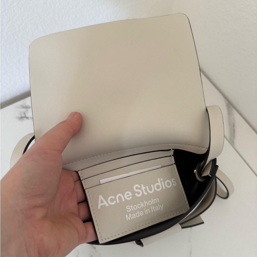 NWT Acne Studios Musubi Knotted Leather Shoulder Bag - Picture 9 of 14